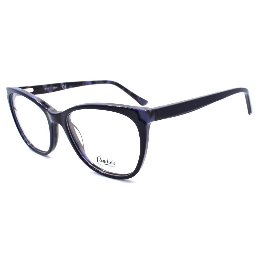 Candie's CA0188 090 Women's Eyeglasses Frames Cat Eye 53-17-140 Shiny Blue